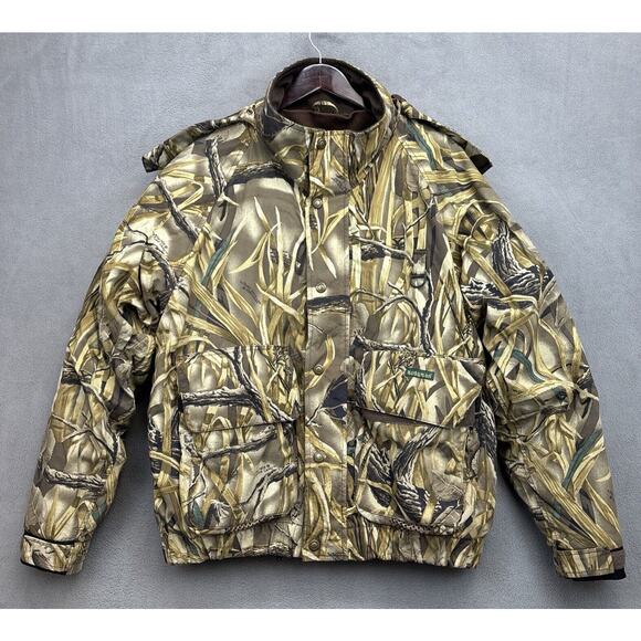 Hodgman 2XL Advantage Wetland Camo Hunting Fishing Jacket 3 In One Hooded - Picture 1 of 16